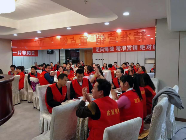 歐派地板石家莊經(jīng)銷商培訓會