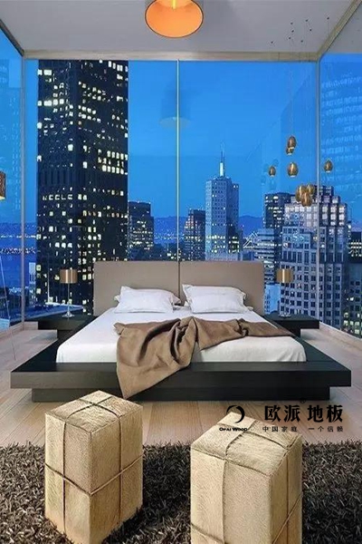 落地窗和木地板的結(jié)合！