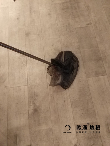 清理地板上的頭發(fā)，這效果...